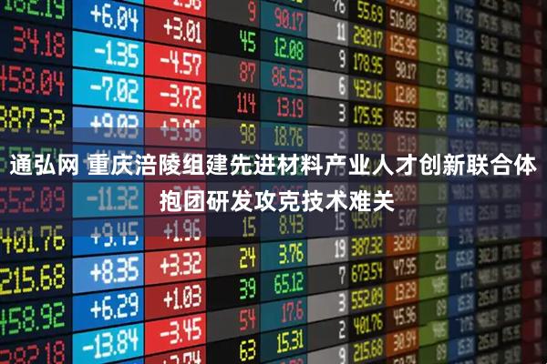 通弘网 重庆涪陵组建先进材料产业人才创新联合体 抱团研发攻克技术难关